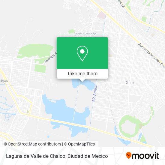 Mapa de Laguna de Valle de Chalco