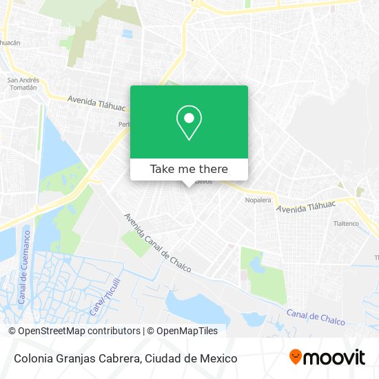Colonia Granjas Cabrera map