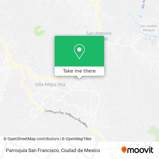 Parroquia San Francisco map
