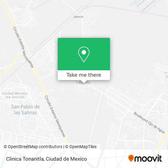 Clinica Tonanitla map