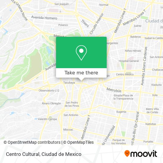 Mapa de Centro Cultural