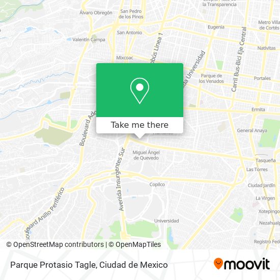 Parque Protasio Tagle map