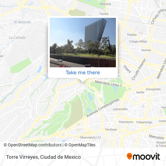 Mapa de Torre Virreyes