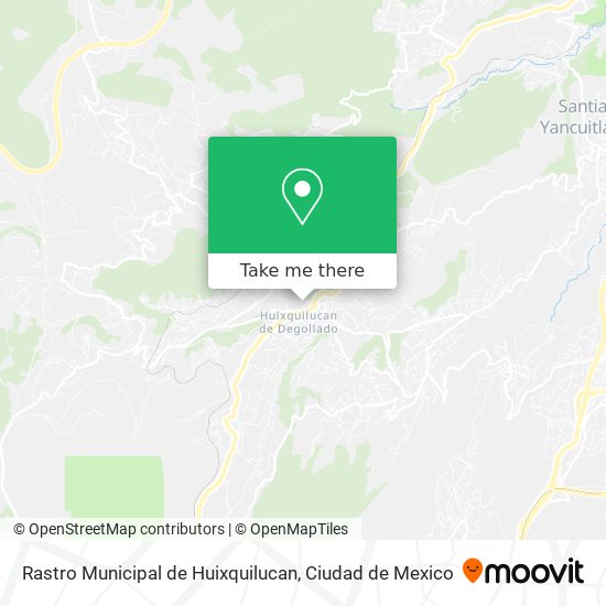 Rastro Municipal de Huixquilucan map