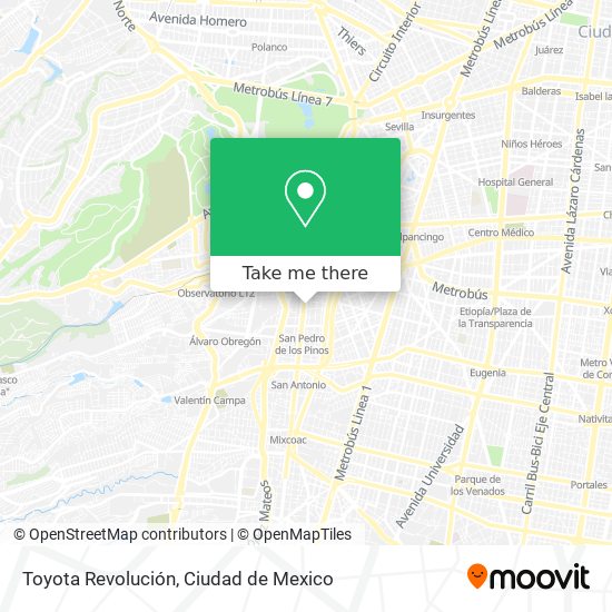 Mapa de Toyota Revolución