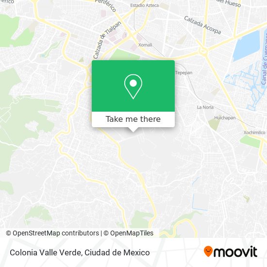 Mapa de Colonia Valle Verde