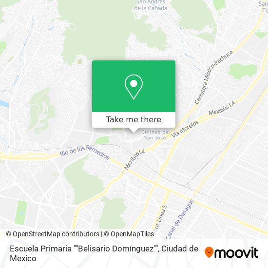 Escuela Primaria ""Belisario Domínguez"" map