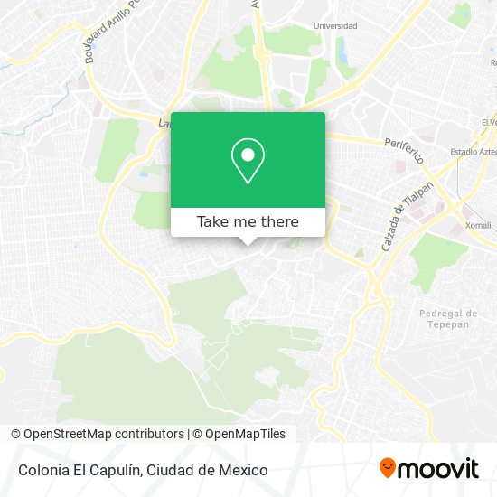 Colonia El Capulín map