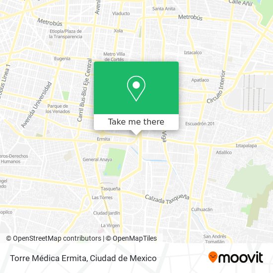 Torre Médica Ermita map