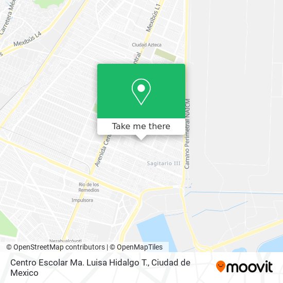 Mapa de Centro Escolar Ma. Luisa Hidalgo T.