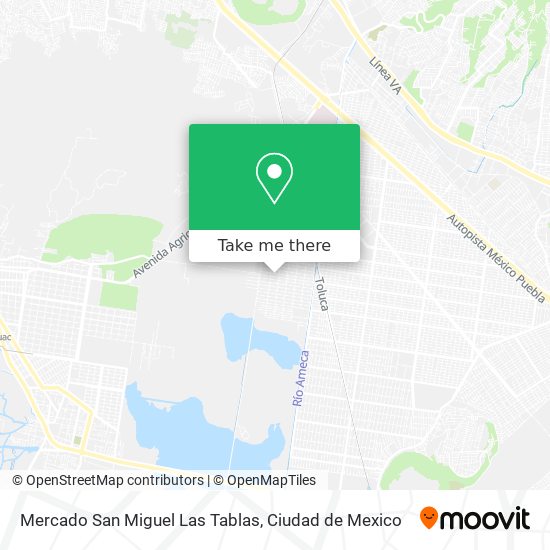 Mercado San Miguel Las Tablas map