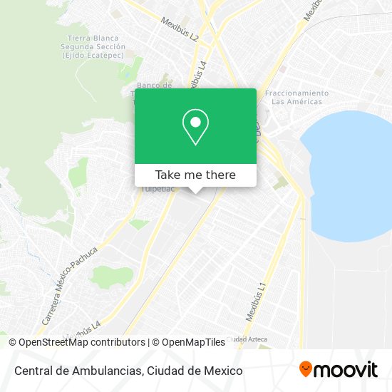 Central de Ambulancias map