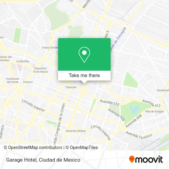 Garage Hotel map