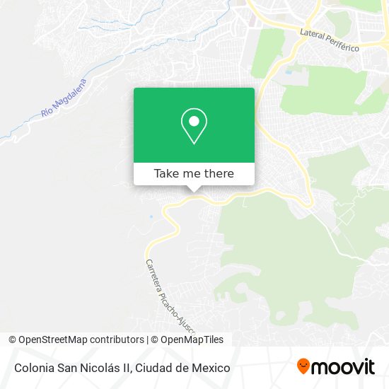 Mapa de Colonia San Nicolás II