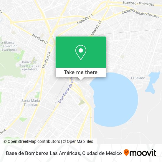 Base de Bomberos Las Américas map