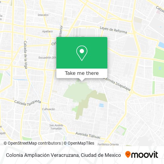Mapa de Colonia Ampliación Veracruzana