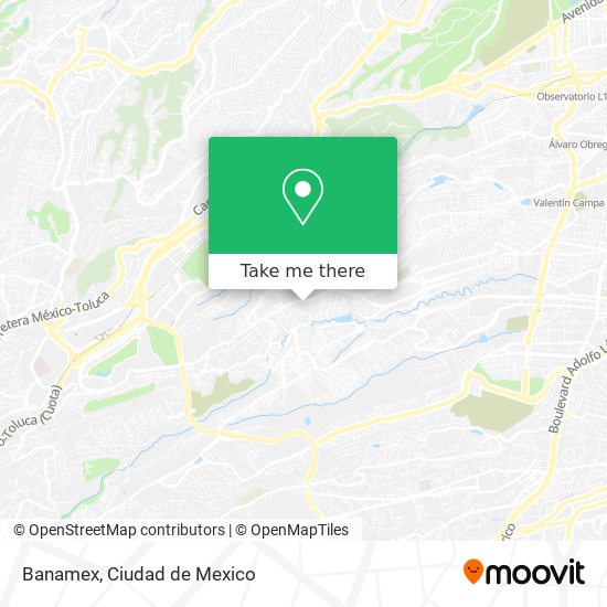 Banamex map