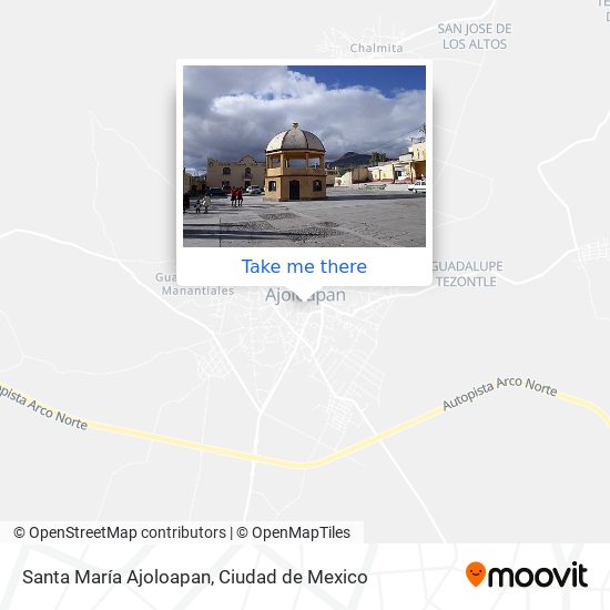 Mapa de Santa María Ajoloapan