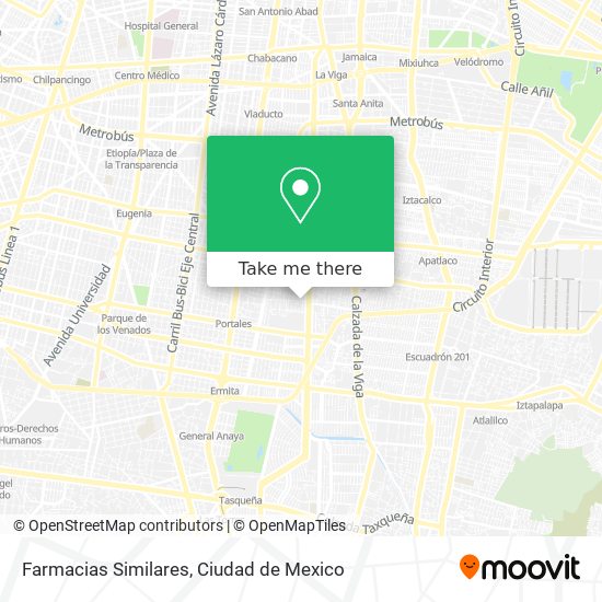 Farmacias Similares map