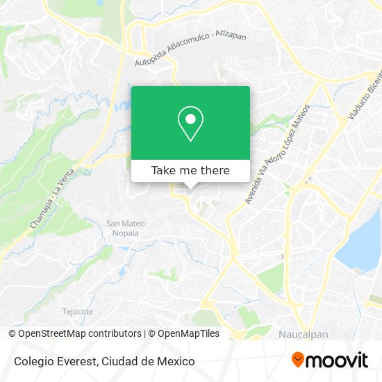 Mapa de Colegio Everest