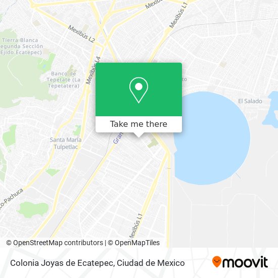 Colonia Joyas de Ecatepec map