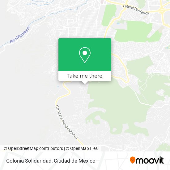 Mapa de Colonia Solidaridad