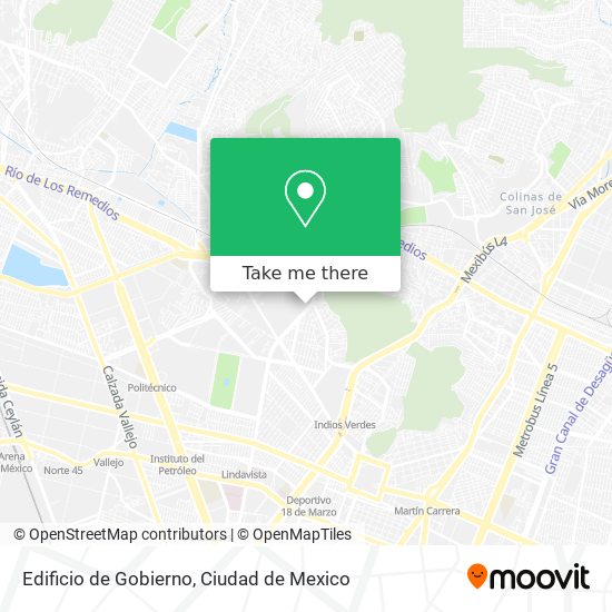 Mapa de Edificio de Gobierno