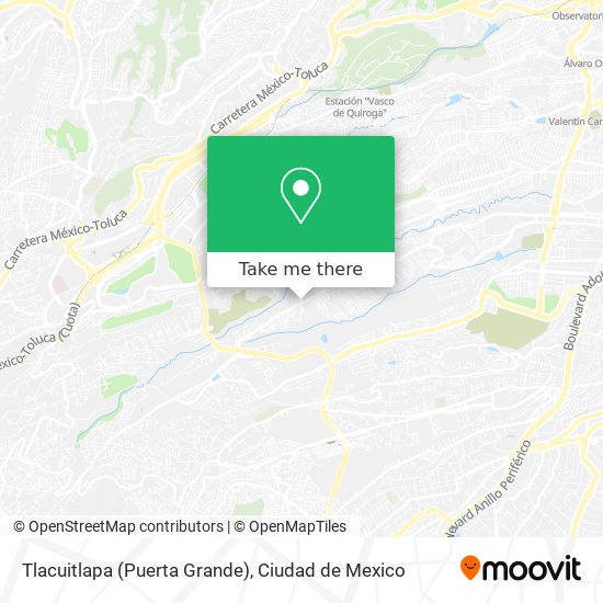 Tlacuitlapa (Puerta Grande) map