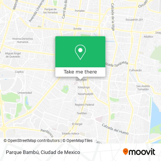 Mapa de Parque Bambú