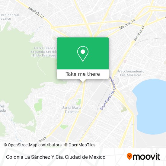 Colonia La Sánchez Y Cia map