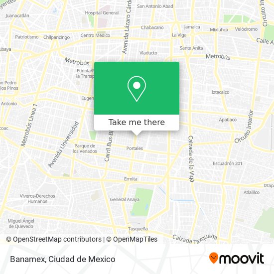 Banamex map