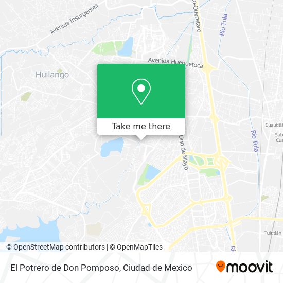 Mapa de El Potrero de Don Pomposo