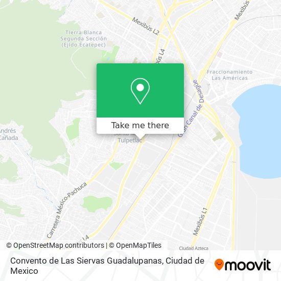 Mapa de Convento de Las Siervas Guadalupanas