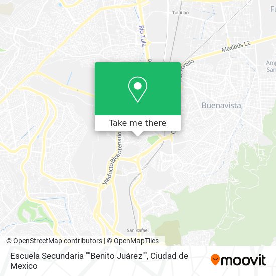 Escuela Secundaria ""Benito Juárez"" map