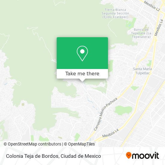 Colonia Teja de Bordos map