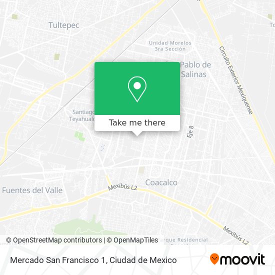 Mapa de Mercado San Francisco 1