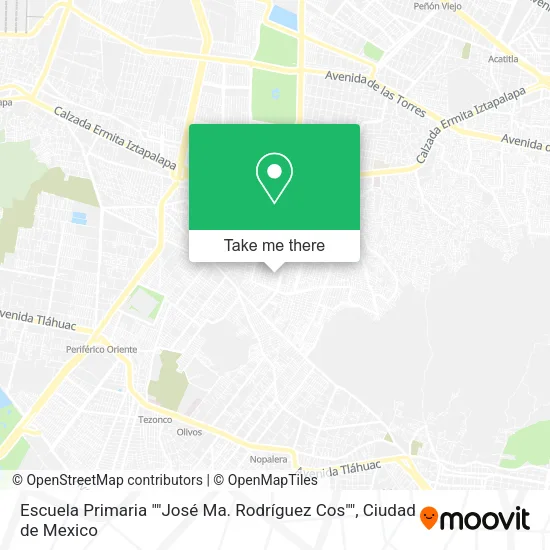Escuela Primaria ""José Ma. Rodríguez Cos"" map