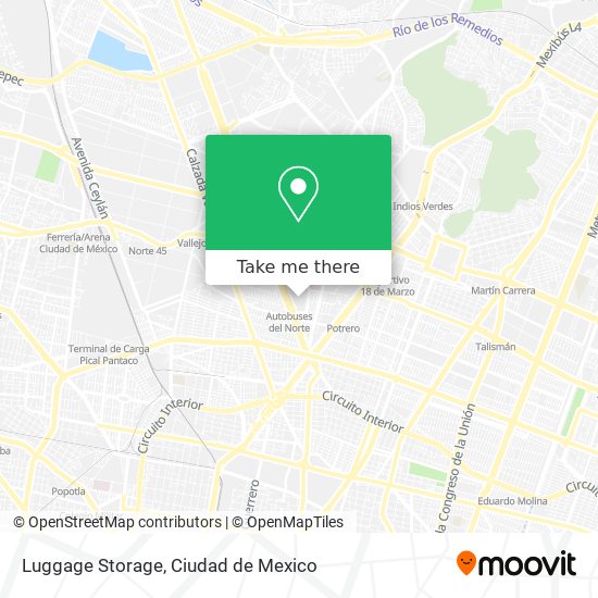 Luggage Storage map