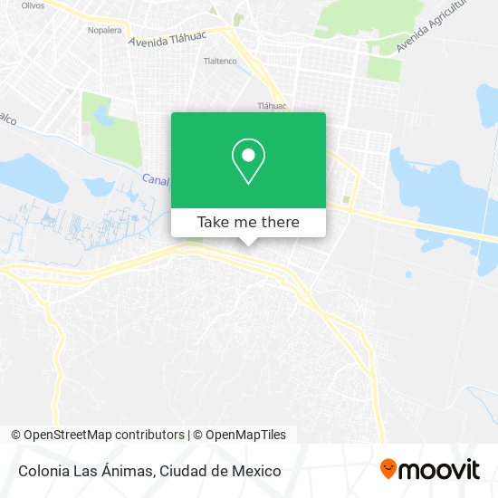 Colonia Las Ánimas map