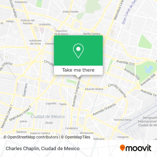 Mapa de Charles Chaplin