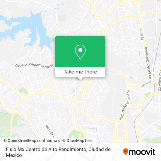 Fisio Mx Centro de Alto Rendimiento map