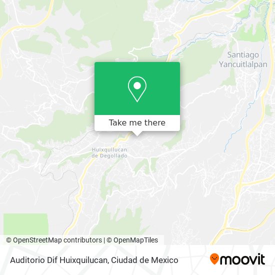 Auditorio Dif Huixquilucan map