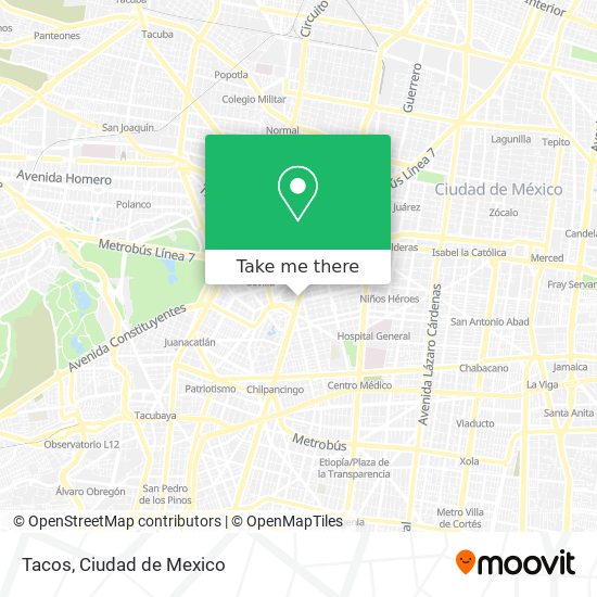 Tacos map