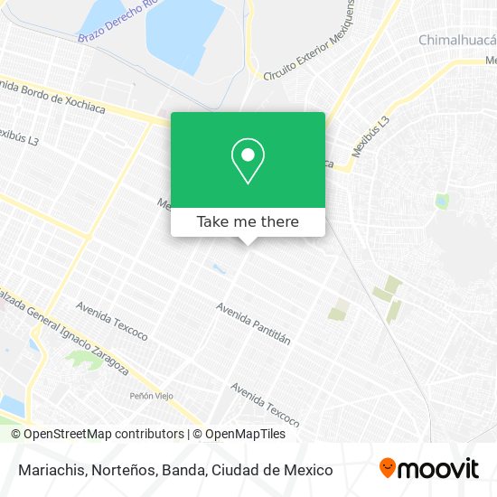 Mapa de Mariachis, Norteños, Banda