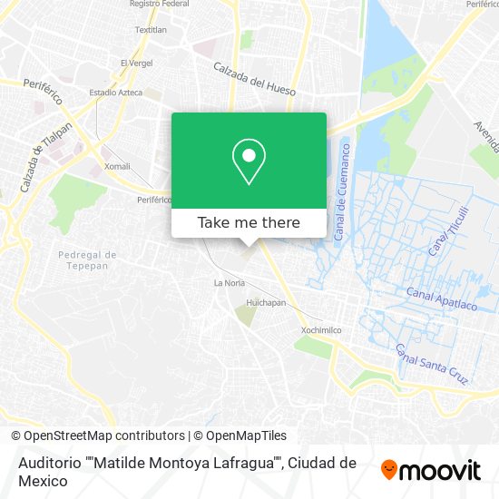 Auditorio ""Matilde Montoya Lafragua"" map