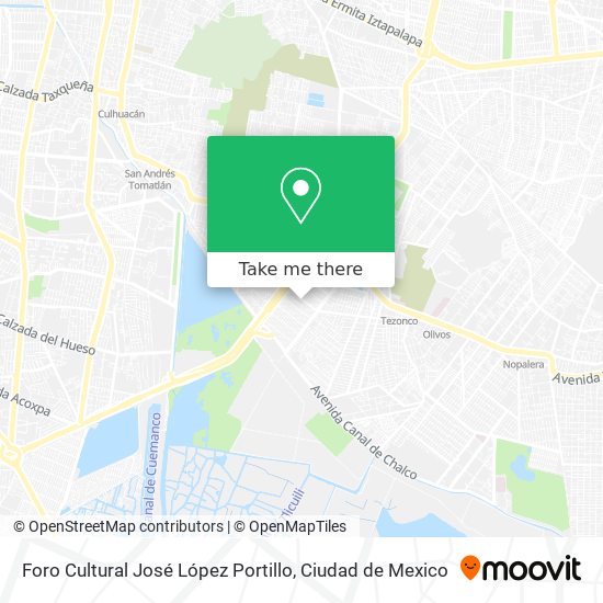 Mapa de Foro Cultural José López Portillo