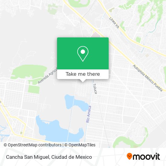 Mapa de Cancha San Miguel