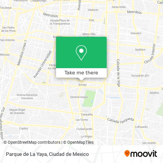 Mapa de Parque de La Yaya