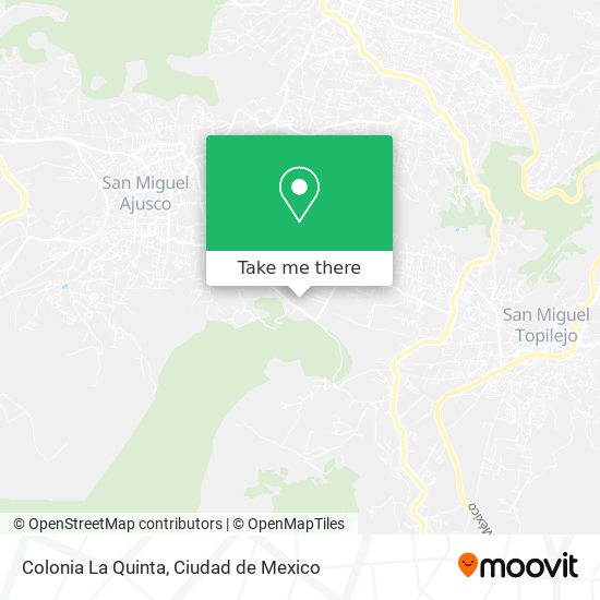 Mapa de Colonia La Quinta