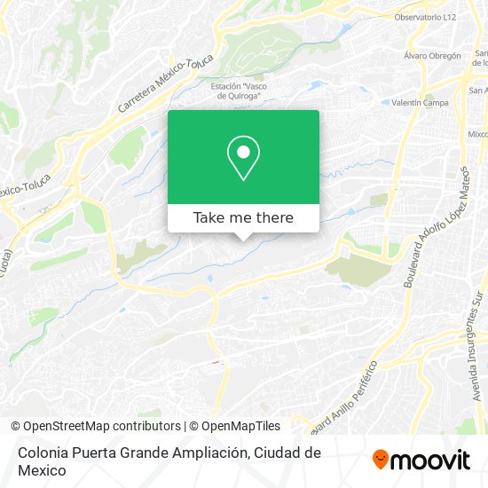 Mapa de Colonia Puerta Grande Ampliación